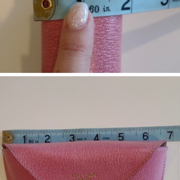 Authentic Vintage Kate Spade Pink Leather Glasses case in good condition. - Picture 8 of 8